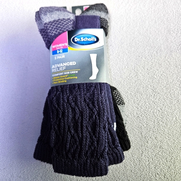 NWT!!! Dr. Scholl's Women's Advanced Relief Socks. Size 8-12 - Picture 1 of 5